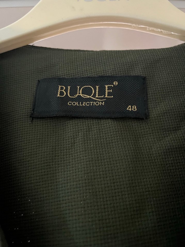 Asker yeşili yazlık pardesü - Görsel 3