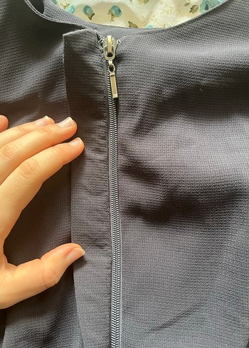 Yazlık fermuarlı pardesü - Görsel 4