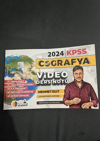 2024 KPSS Coğrafya Video Ders Notu - Mehmet Eğit