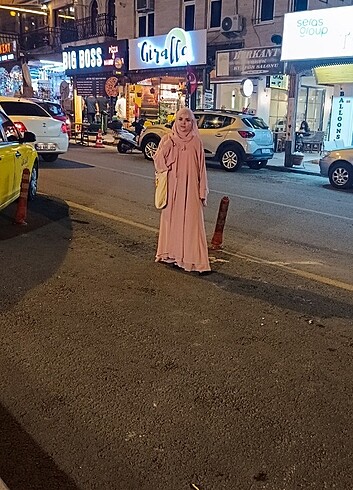 Diğer Çift katlı Multi şifon abaya