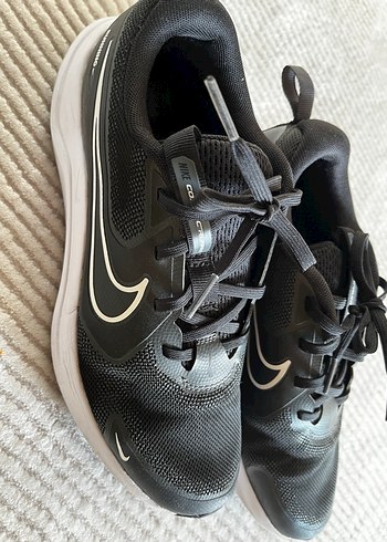 Siyah Bağcıklı Nike Kadın Spor Ayakkabı - Görsel 5