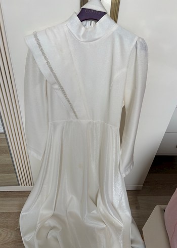 Nikah elbisesi Drapeli Kadın Elbise - Görsel 2