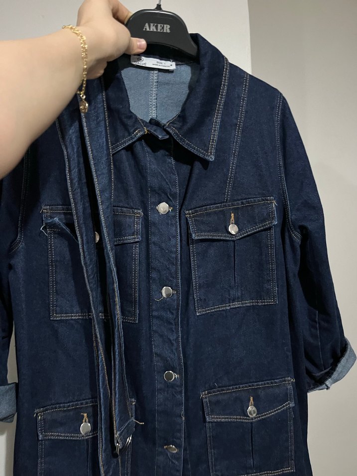 Lacivert Çerçeveli Boy Aynası - Görsel 3