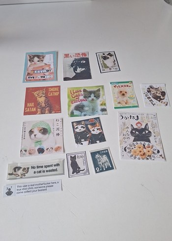 kedili&köpekli sticker set