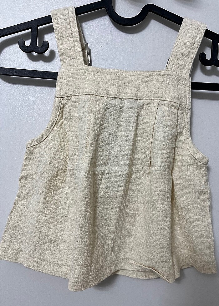 Kız çocuk askılı şık bluz - Görsel 3