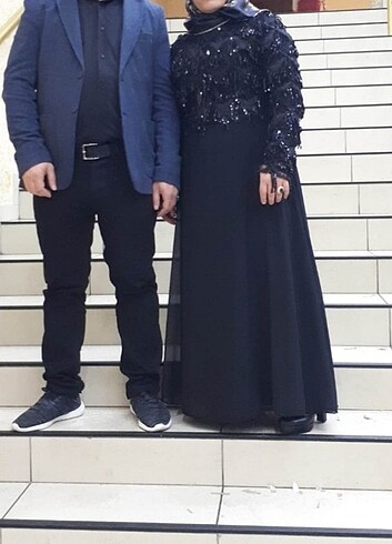 42 Beden siyah Renk Elbise 