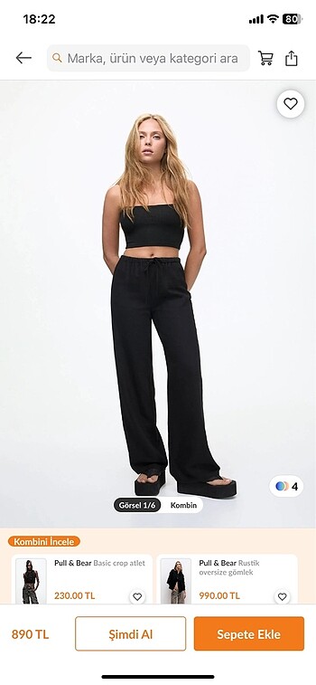 Pull Bear keten pantolon