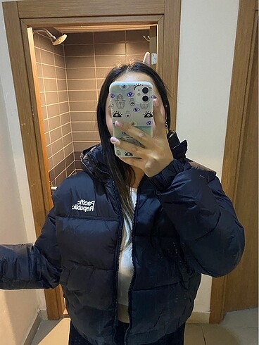 m Beden siyah Renk Pull Bear şişme mont