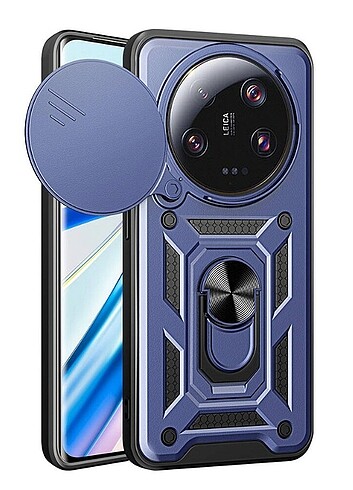 Xiaomi Mi 13 Ultra Kılıf Magnetik Standlı Kamera Korumalı Zore S
