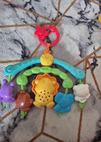 Fisher Price Renkli Hayvan Figürlü Çıngırak