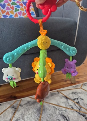  Beden Renk Renkli Hayvan Figürlü Çıngırak