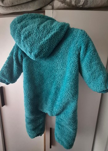 Turkuaz Peluş Bebek Tulum - Görsel 6