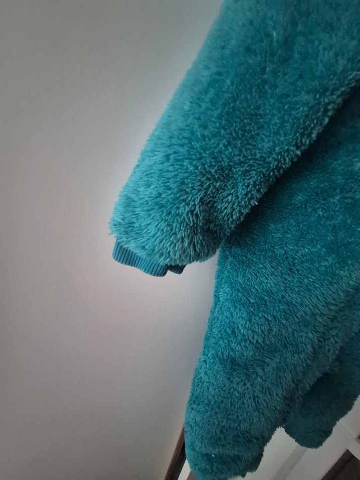 Turkuaz Peluş Bebek Tulum - Görsel 3