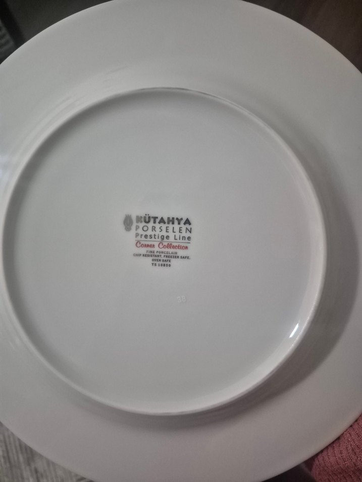 Gri-Beyaz Desenli servis tabağı - Görsel 4