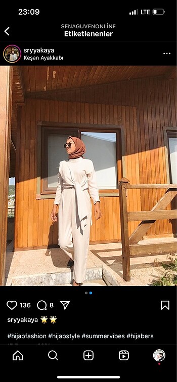m Beden Sena Güven tulum