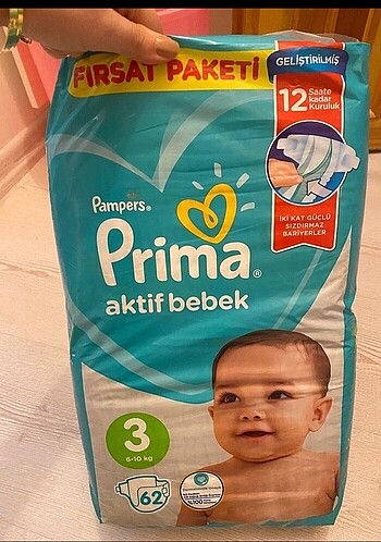Prima bebek bezi üç numara