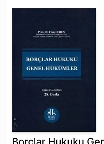 Borçlar Genel Fikret Eren 