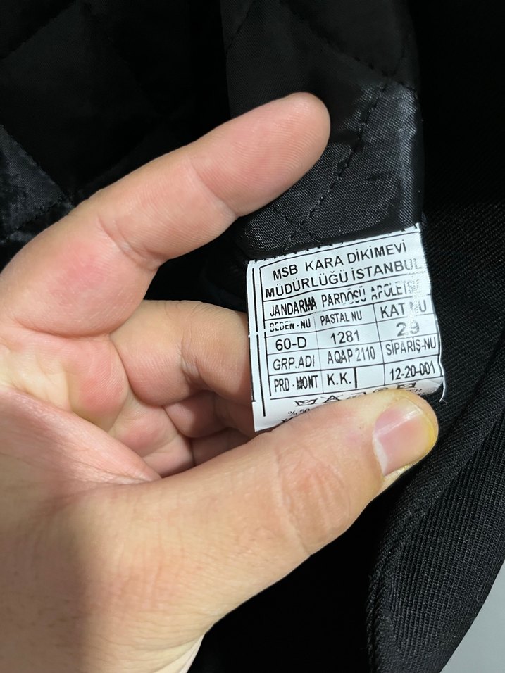 Düğmeli Siyah Midi Erkek Klasik Palto - Görsel 4