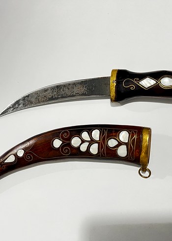 Kahverengi Oyma Ahşap Antep el işçilikli - Görsel 4