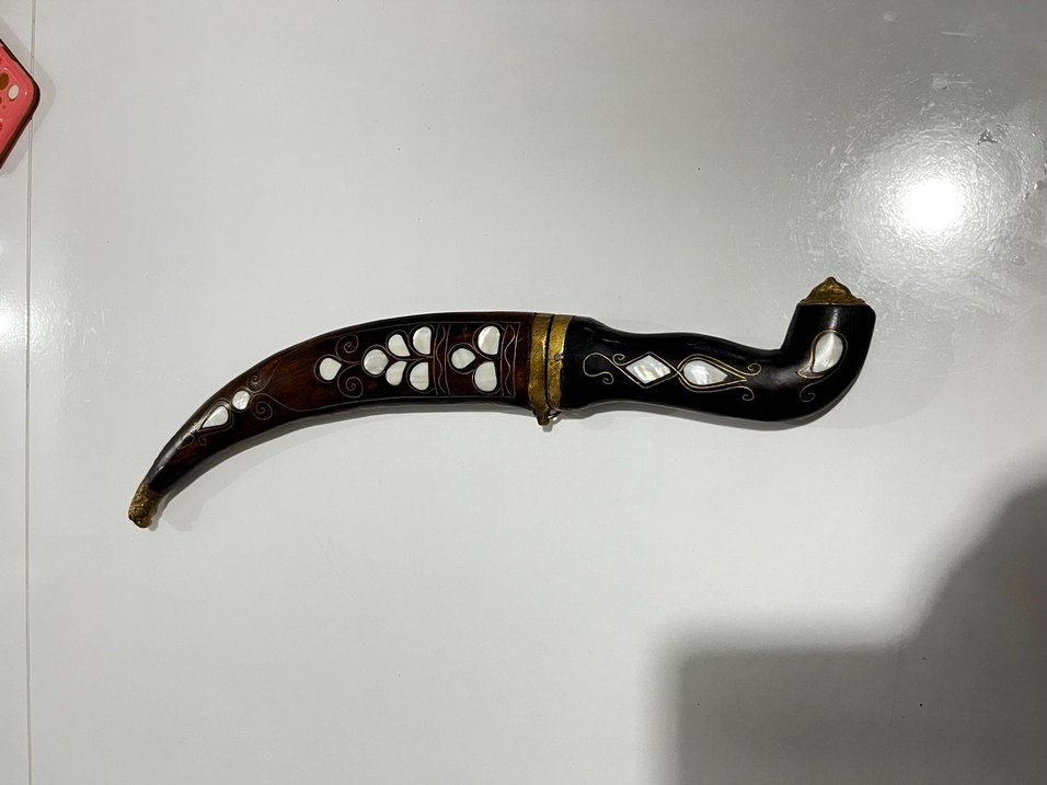 Kahverengi Oyma Ahşap Antep el işçilikli - Görsel 2