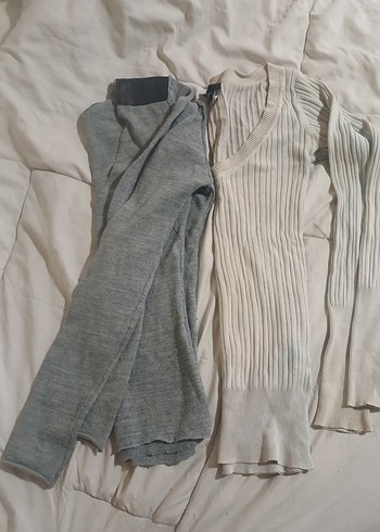 mango V Yaka  uzun kollu üst  mevsimlik  triko - Görsel 2