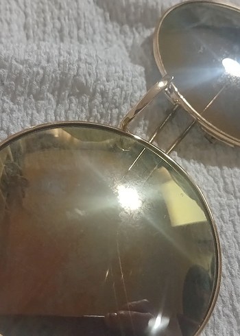 Gözlük Altın Renk yansımalı yuvarlak
Kadın Güneş Gözlüğü - Görsel 4