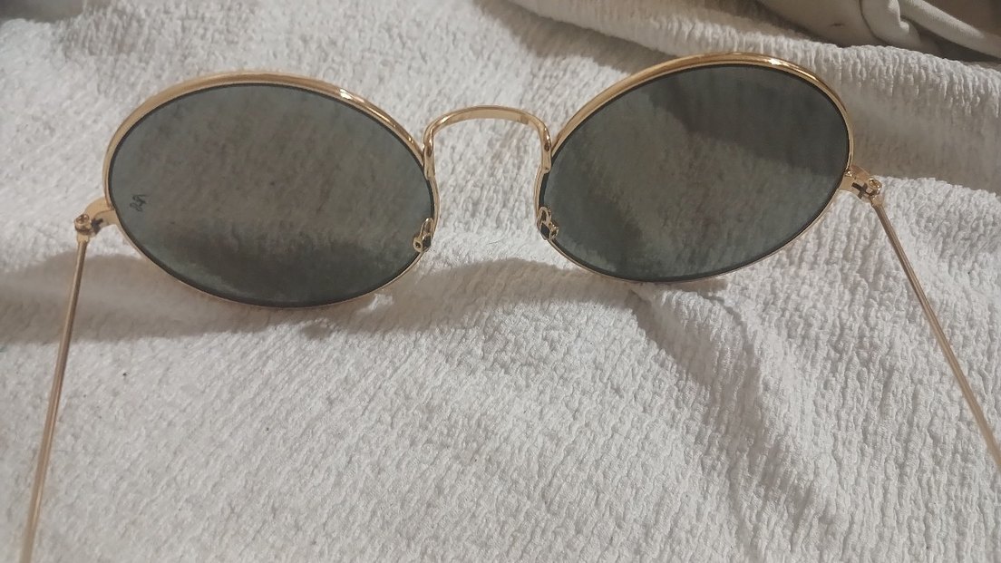 Gözlük Altın Renk yansımalı  yuvarlak 
Kadın Güneş Gözlüğü - Görsel 2