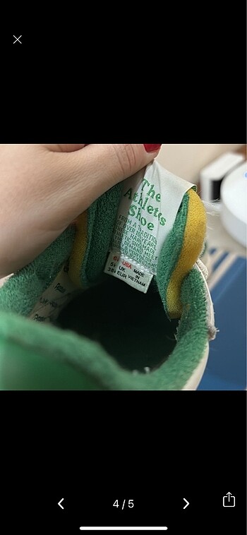 38 Beden beyaz Renk reebok spor ayakkabı