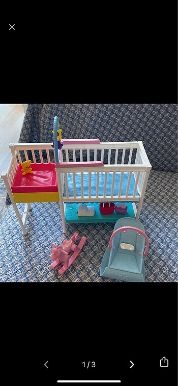 Barbie bebek bakıcı set