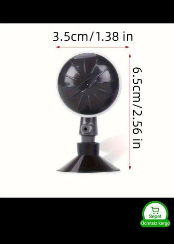 Siyah Balık Hava Taşı Difüzörü - Görsel 2