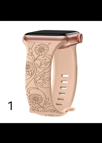 Çiçek Desenli Çok Renkli Akıllı Saat Kayışları - Görsel 2