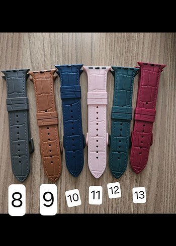 Çiçek Desenli Çok Renkli Akıllı Saat Kayışları - Görsel 5