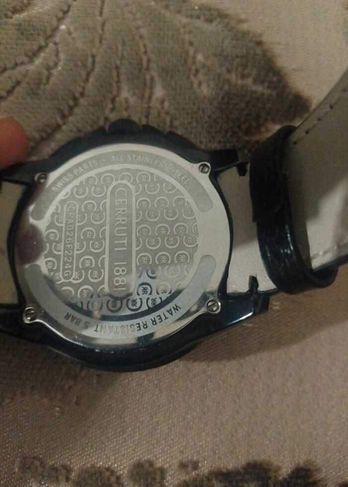 İsviçre mekanizma cerruti 1881 model saat  - Görsel 3