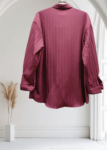 Kravat Yakalı Kadın Gömlek - Görsel 2