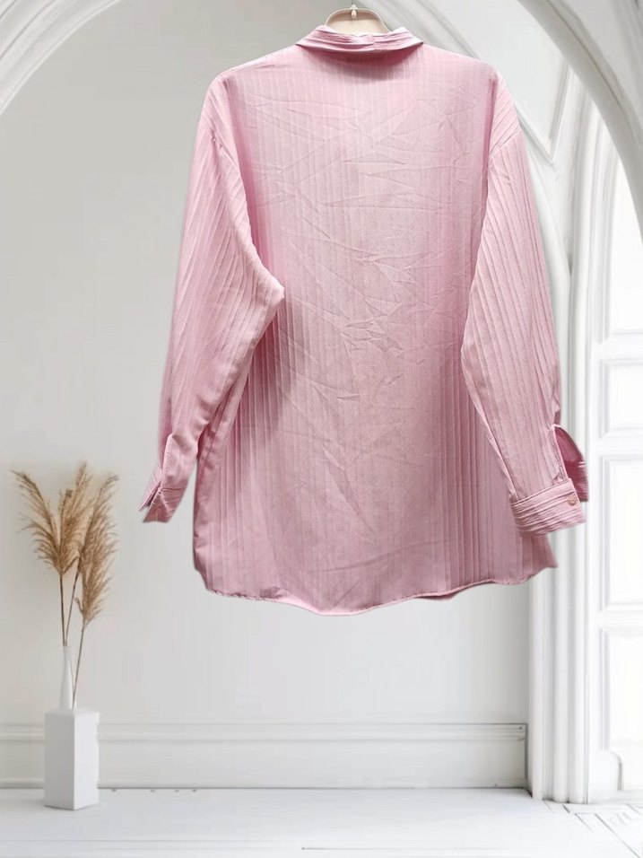 Kravat Yaka Kadın Gömlek - Görsel 2