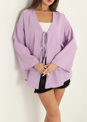 Diğer Kadın Lila Salaş Kimono