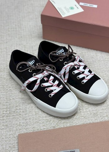Miu Miu Washed denim sneakers