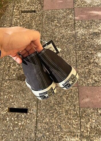 43 Beden siyah Renk Converse chuck Taylor 70 36-44 Numara aralığı İthal QR kodlu