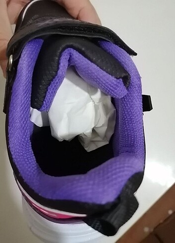 33 Beden mor Renk vivox çocukspor siyah mor Kutulu etiketli 31 35 arası numaralar