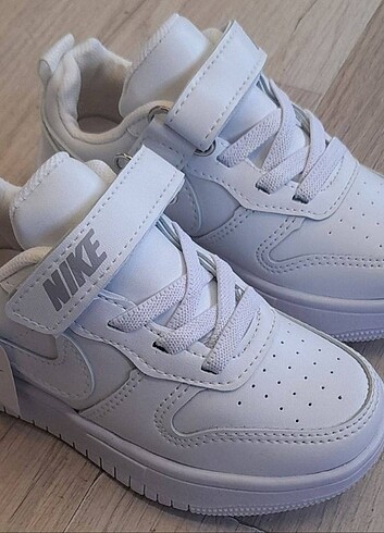 33 Beden Nike Court Çocuk Spor Ayakkabı Kauçuk Termo Taban Ortopedik Tab