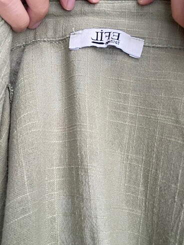 diğer Beden Haki Kimono Gömlek