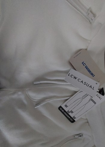 Beyaz Esofman Erkek Slim Jogger Fit - Görsel 3