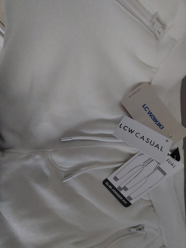 Beyaz Esofman Erkek Slim Jogger Fit - Görsel 3