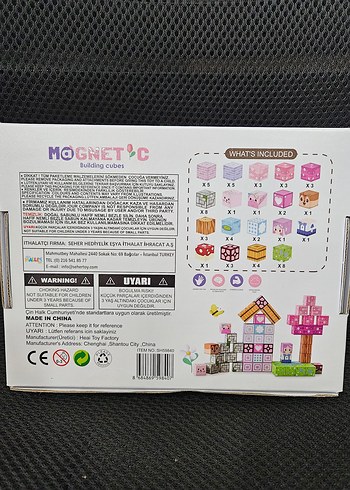 Renkli Manyetik Bloklar 59 Parça Yapı Blokları - Görsel 2