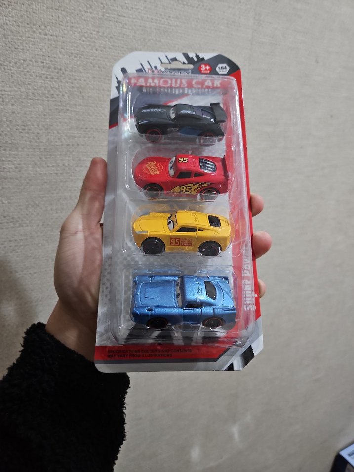 McQueen Cars Metal Şimşek Arabalar Renkli Oyuncak Araba Set 4'lü - Görsel 2