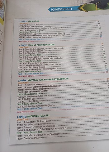  TYT Kimya Soru Bankası Çap Plus