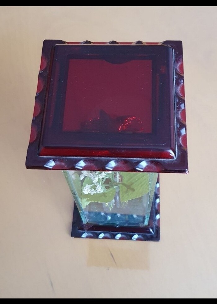 Cam İçinde Dekoratif Çiçek - Görsel 2