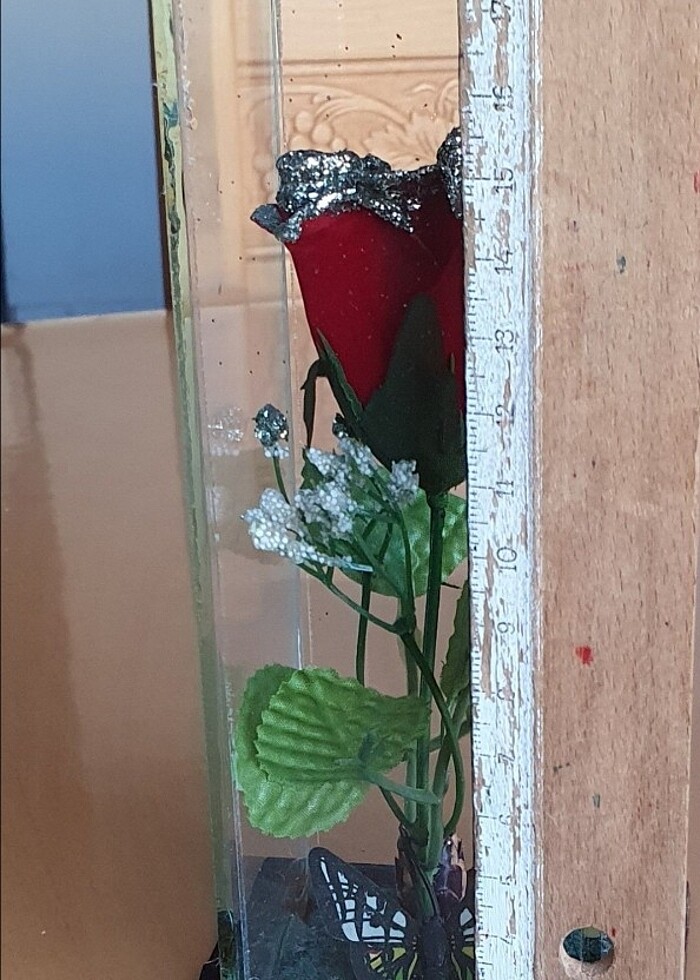 Cam İçinde Dekoratif Çiçek - Görsel 4