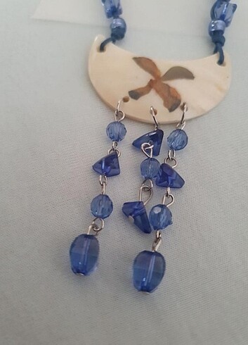 Küpe ve kolye takımı - Görsel 7