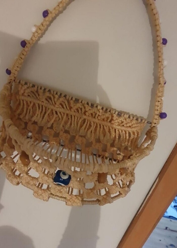 Makrome Çiçeklik Aksesuar - Görsel 2